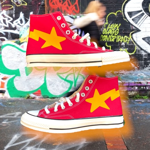 🆕 Chinatown Market 🥡 Converse ⭐️ Chuck 70 Hi ZaPaToS⚡️ BapeSta 🦧 - Picture 5 of 6